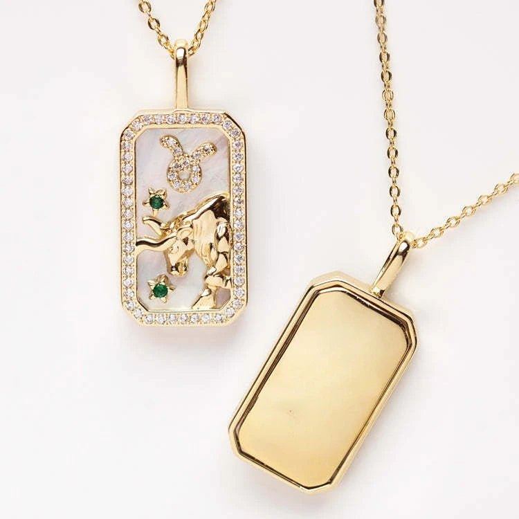 Cosmic Charm Zodiac Necklace Pisces