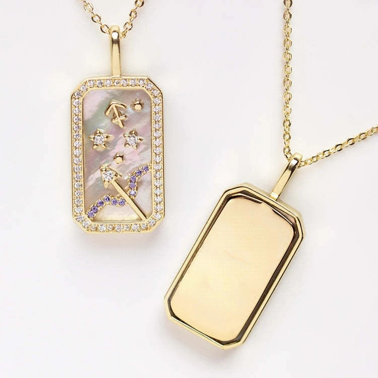 Cosmic Charm Zodiac Necklace Pisces