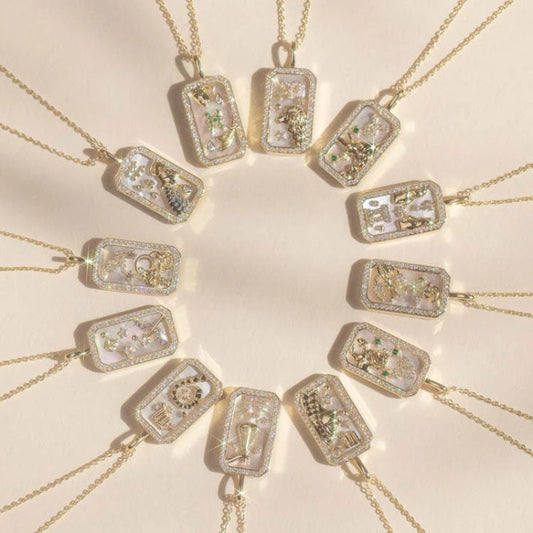 Cosmic Charm Zodiac Necklace