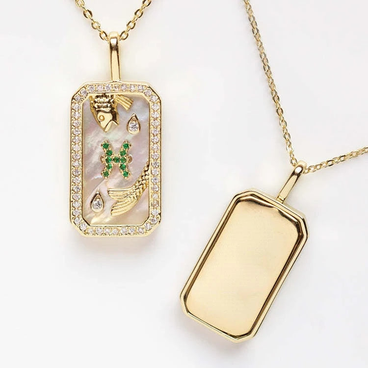 Cosmic Charm Zodiac Necklace Taurus