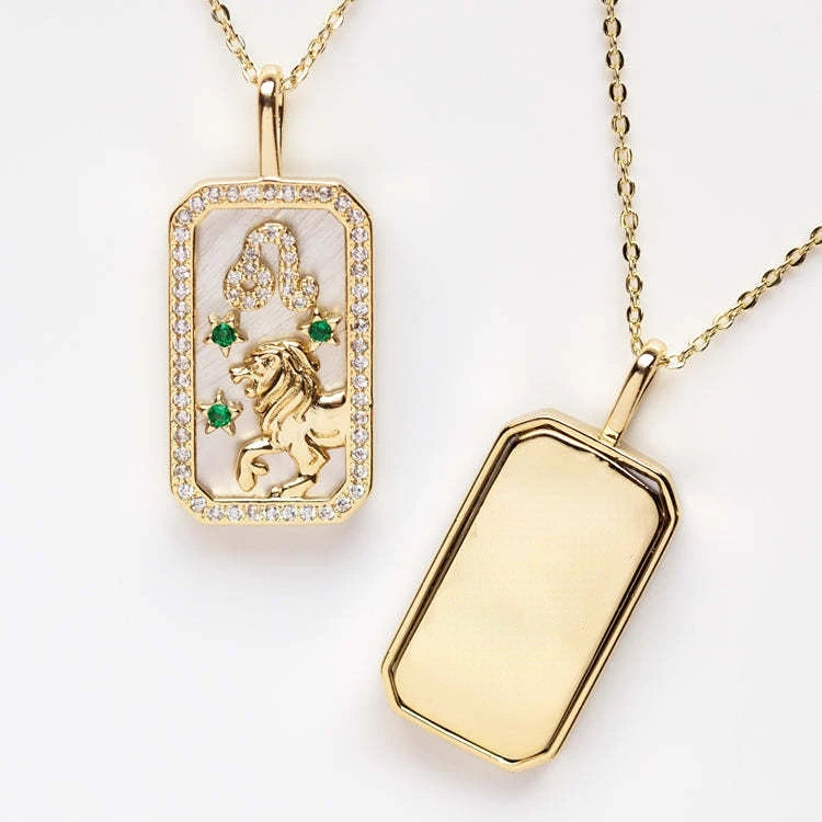 Cosmic Charm Zodiac Necklace Taurus