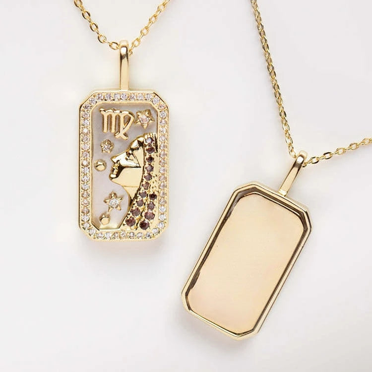 Cosmic Charm Zodiac Necklace Pisces