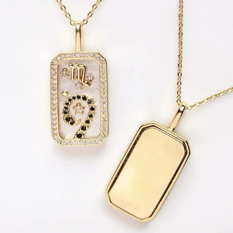 Cosmic Charm Zodiac Necklace Taurus